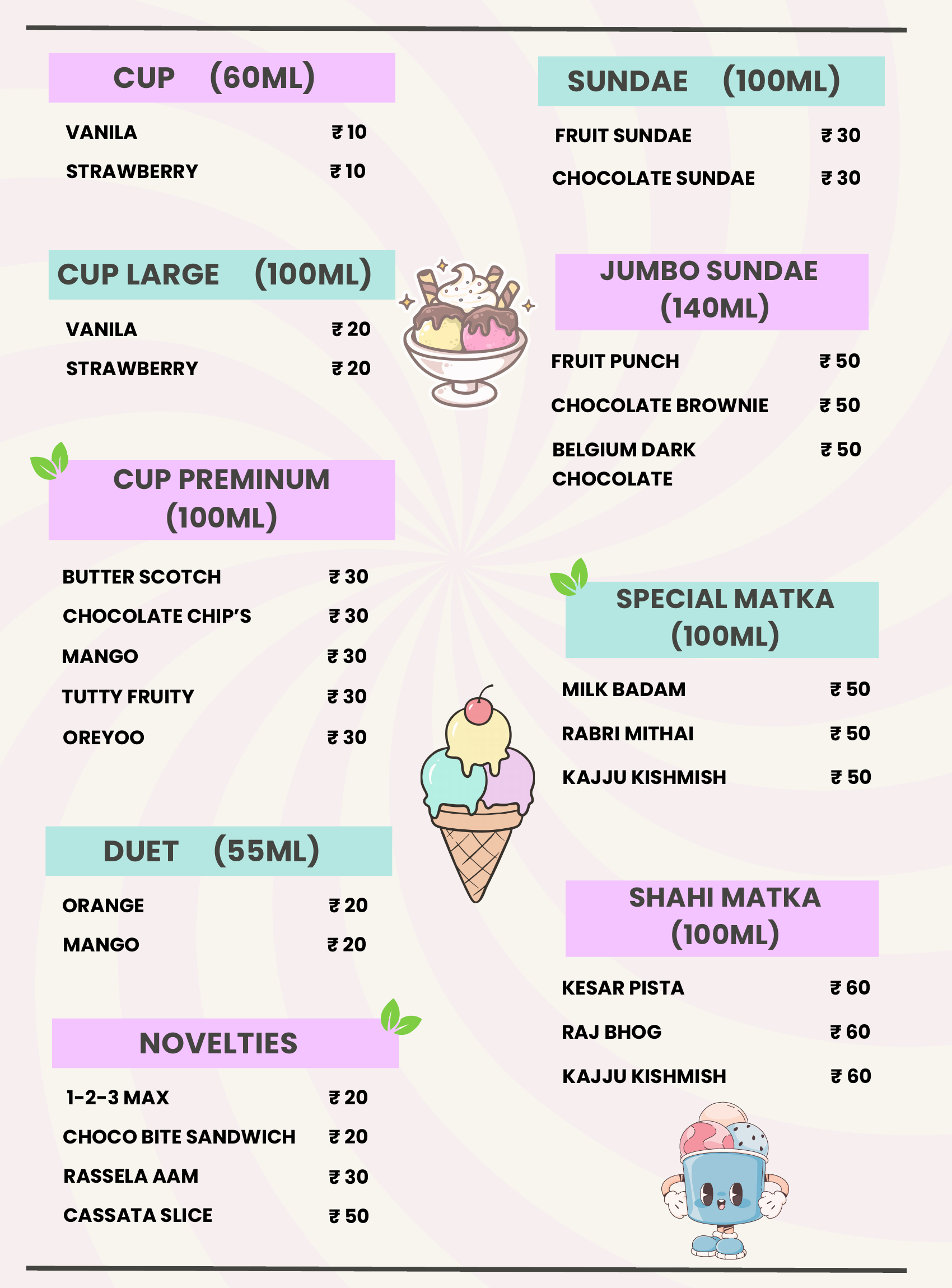 Menu Page 2